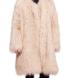 FREE PEOPLE Florence Shaggy Faux Fur Coat